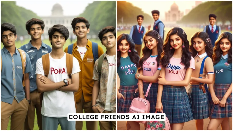 College Friends Ai Photo Editing Prompt