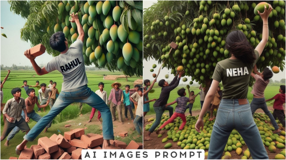 Create Plucking Mango Ai Photo Editing Prompt