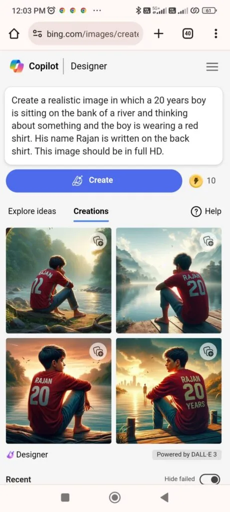 Sad BoyGirl Name Images Using Ai Photo Generator Process 2