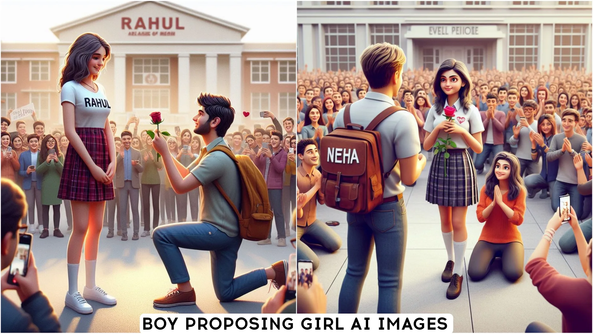 Student Proposing Name Images