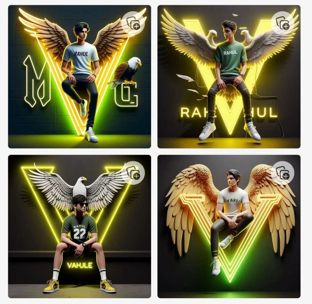 Wing Ai Name Photo Editing Prompt Free