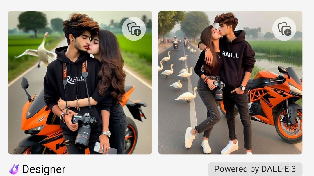 Couple Bike Lover Ai Photo Editing Prompt