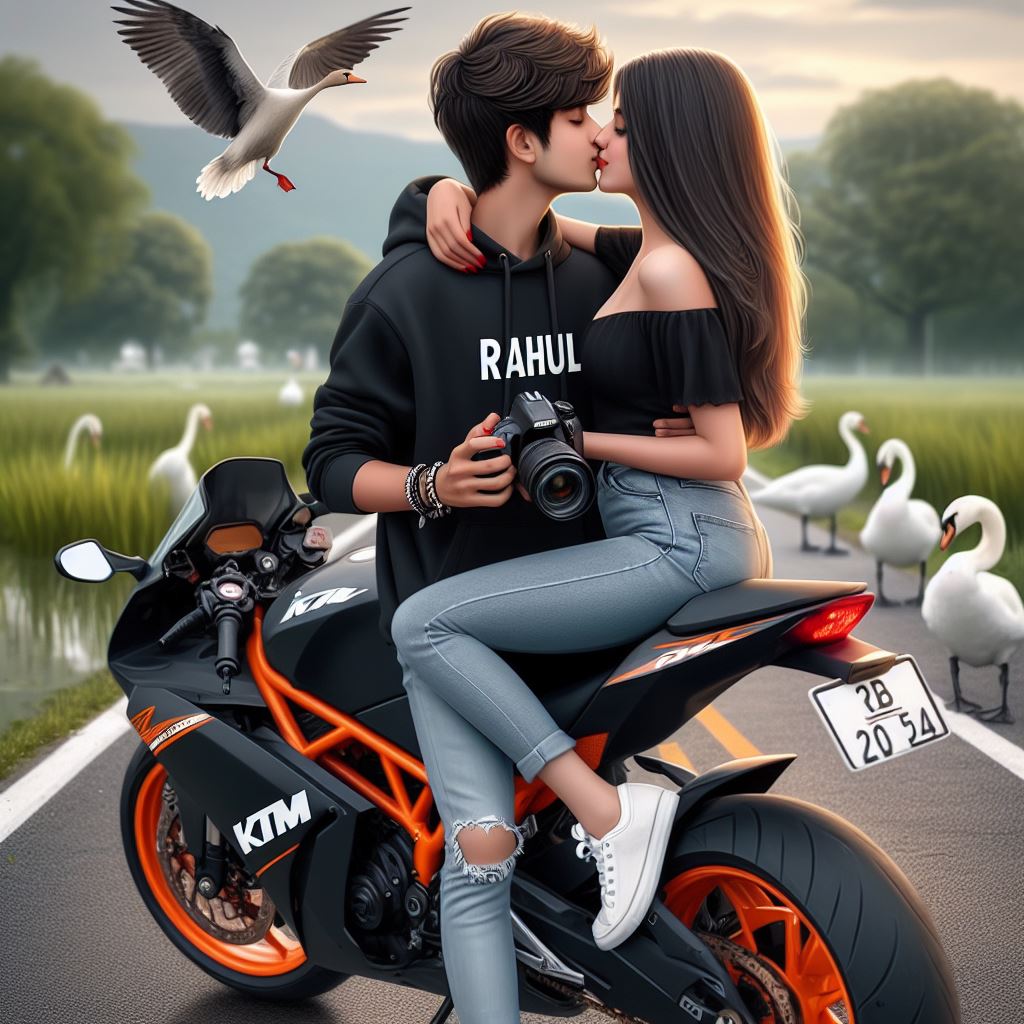 Couple Bike Lover Ai Photo Editing Prompt