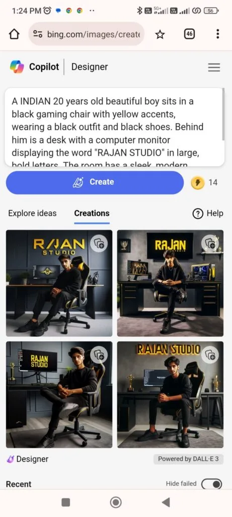 Create 3D Studio Name Ai Images - 2024