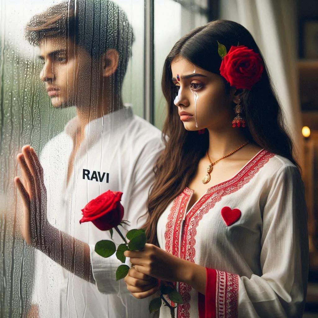 Sad Boy - Girl In Rain Ai Photo Editing - 2024