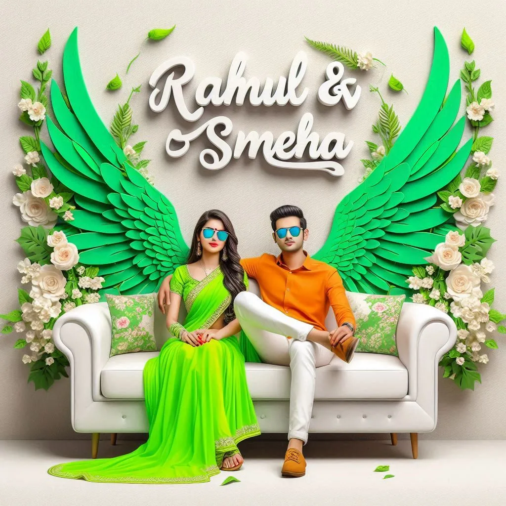 Ai Wings Chair With Name Photo Editing 2024