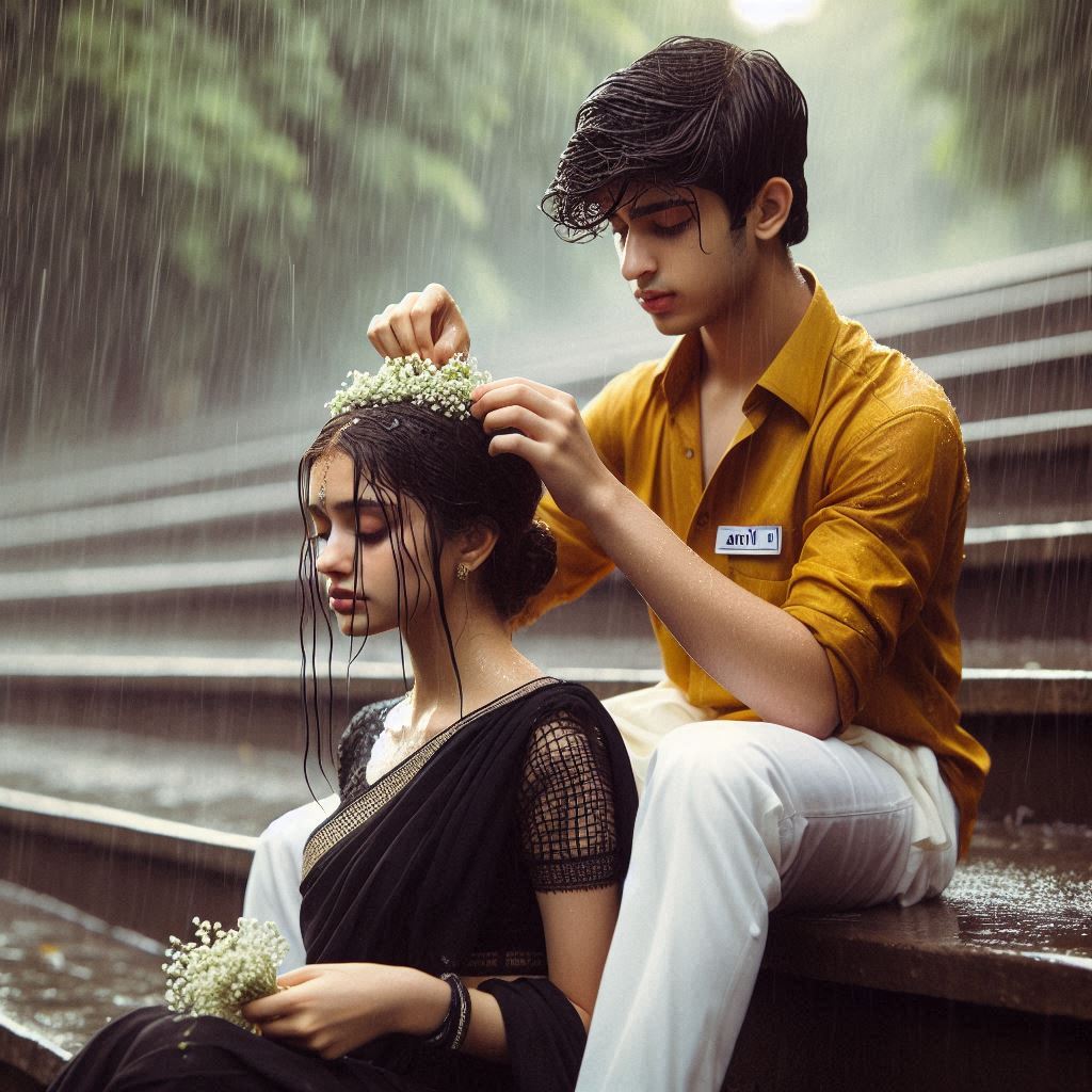 Create Couple In Barish Ai Photo Editing - 2024