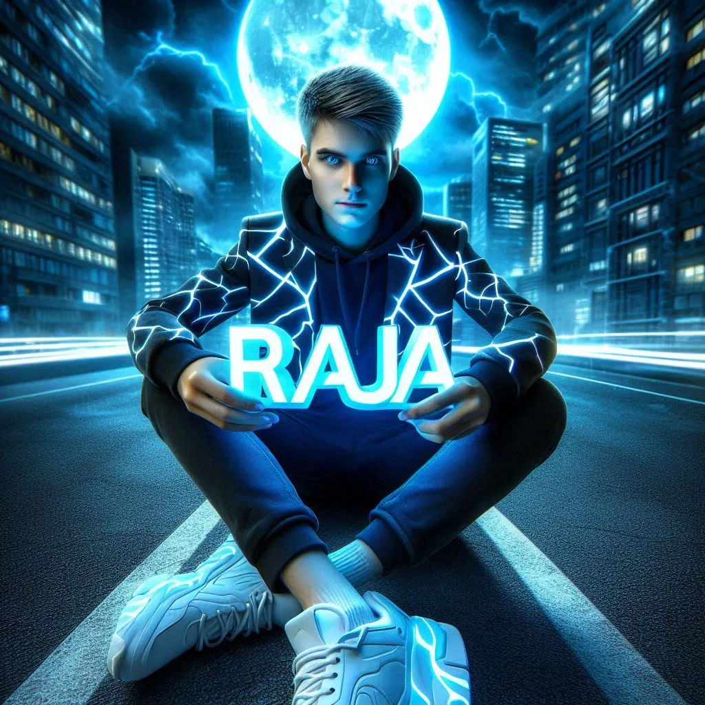 Neon Name Ai Photo Editing Prompt