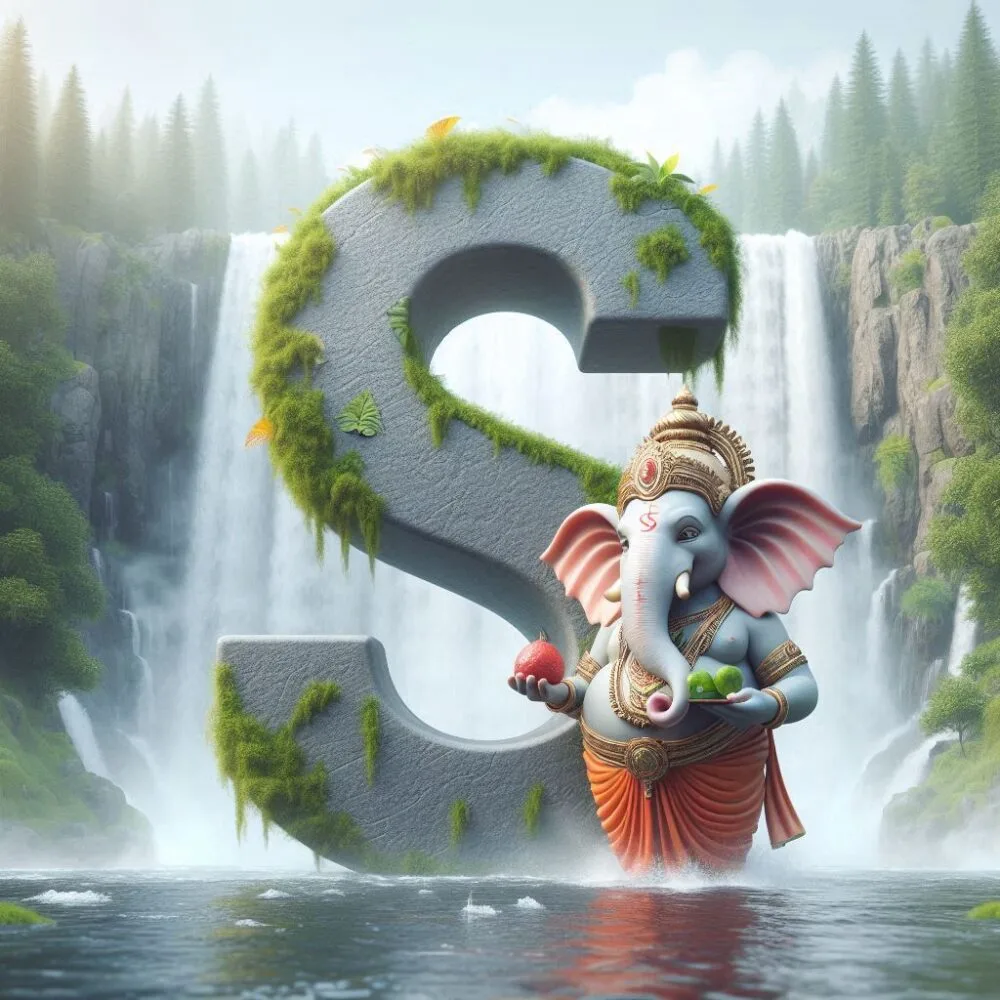 Ganesh Chaturthi Name Art Ai Photo Editing - 2024