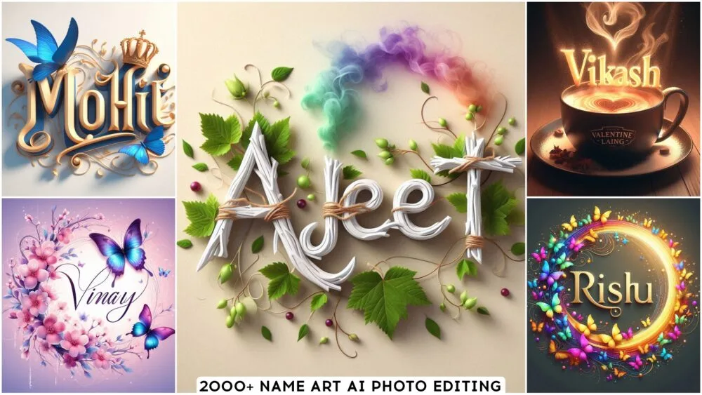 2000+ Name Art Ai Photo Editing Prompts