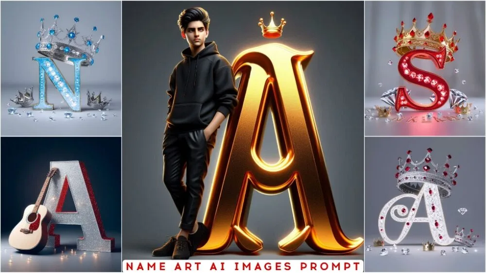 Instagram Viral Name Art Ai Photo Editing Prompt