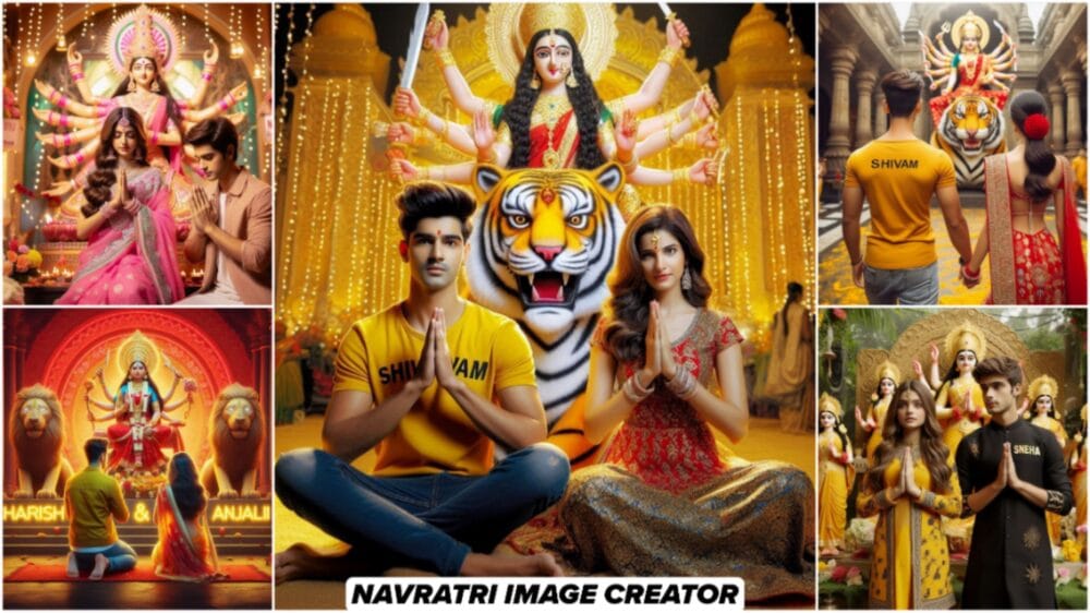 Navratri Couple Ai Photo Editing Prompt