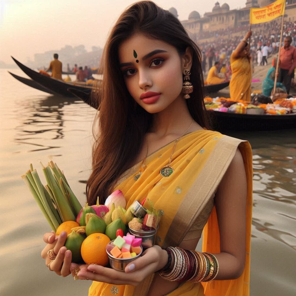 Chhath Puja Ai Photo Editing Prompt - Bing Ai