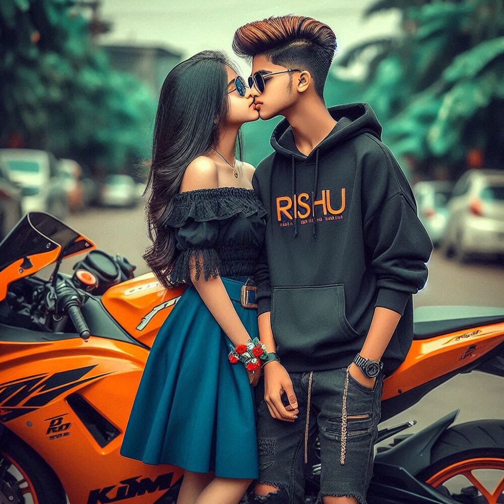 Couple Kiss Ai Photo Editing Prompt - 2024