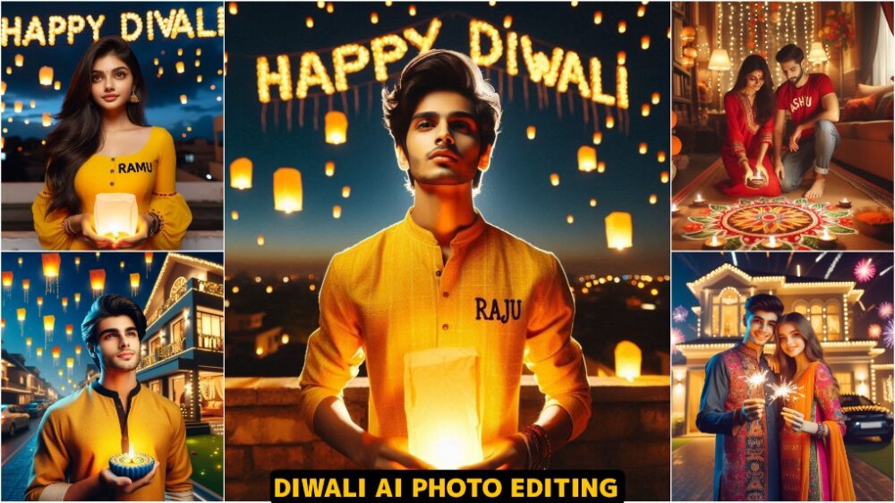 Diwali Ai Photo Editing Prompt 2024