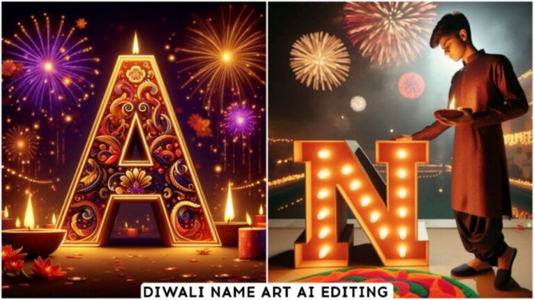 Diwali Name Art Ai Photo Editing Prompt