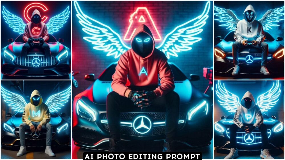 Mask Boy Dp Name Ai Photo Editing Prompt 2024