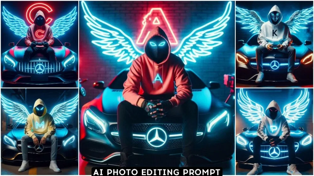 Mask Boy Dp Name Ai Photo Editing Prompt 2024