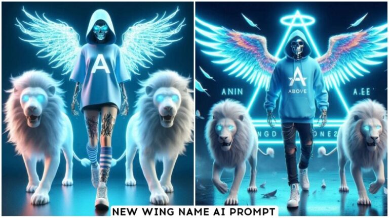 Skull Face Wing Name Ai Photo Editing Prompt