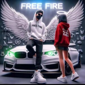 Free Fire Couple Name Art Images