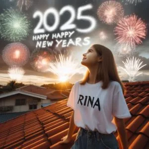 Happy New Year Girl Ai Photo Editing Prompt 2024