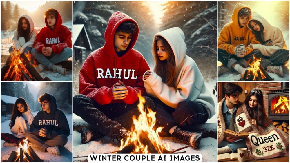 Winter Couple Ai Photo Editing Prompts