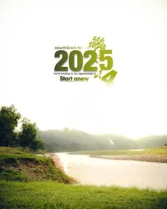 2025 Happy New Year Photo Editing Background Png Free