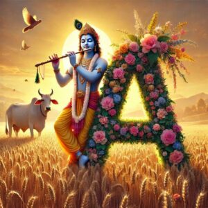 Lord Krishna 3D Name Art Ai Photo Editing - 2024