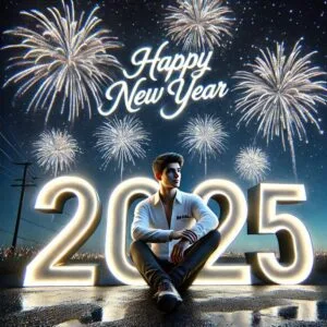 New Year 3D Name Art Ai Photo Editing