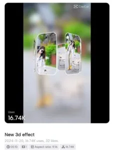 3 2 1 Slow Motion Effect CapCut Template Link