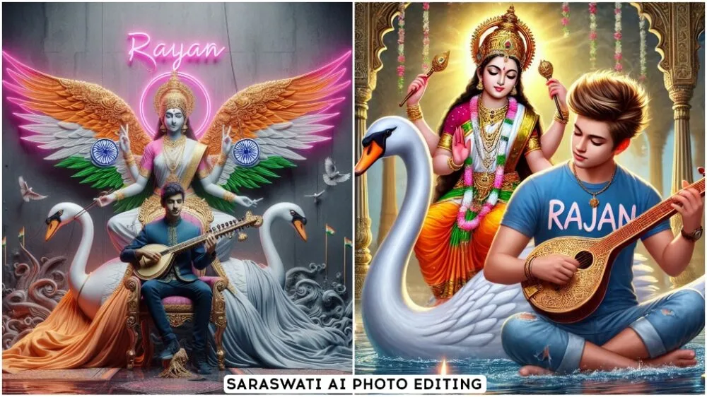 Saraswati Puja Ai Photo Editing Prompt