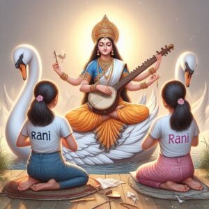 Saraswati Puja Girl Ai Photo Editing Prompt