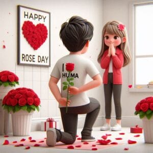 Happy Rose Day Ai Photo Editing Prompt - 2025