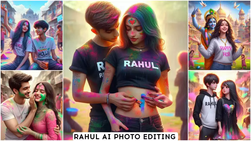 Holi AI Photo Editing Prompt 2025