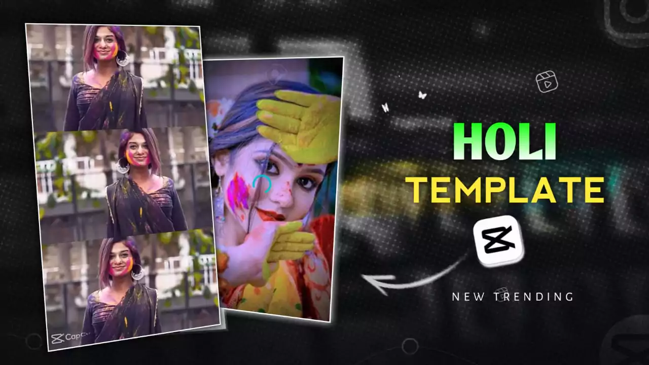 Holi CapCut Template