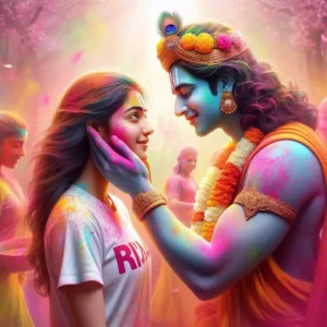 Krishna Holi Ai Photo Editing Free