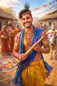 Krishna Holi Ai Photo Editing Prompts 2026