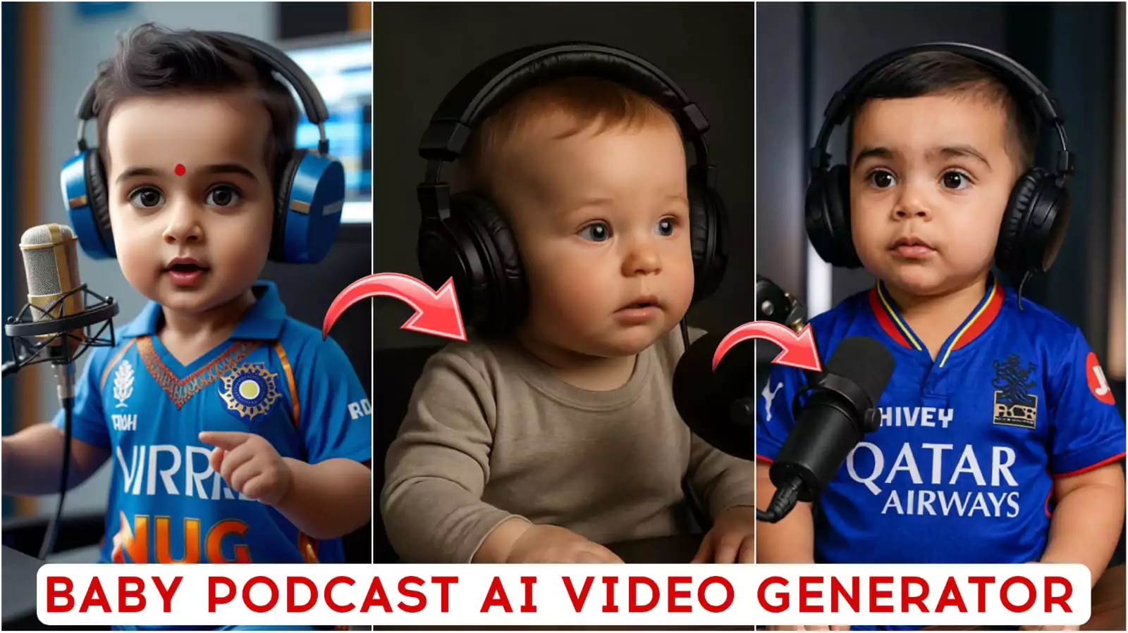 Baby Podcast AI Video Generator