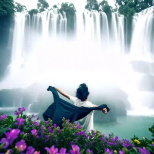 Hypic Waterfall Monsoon Ai Photo Editing - 2025