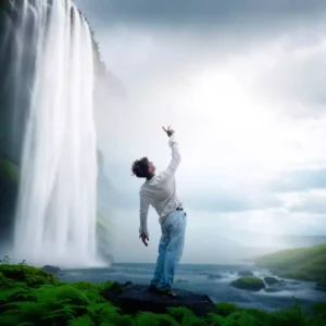 Hypic Waterfall Monsoon Ai Photo Editing Trend