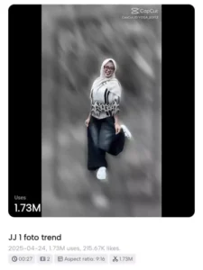 JJ 1 Foto Trend CapCut Templates