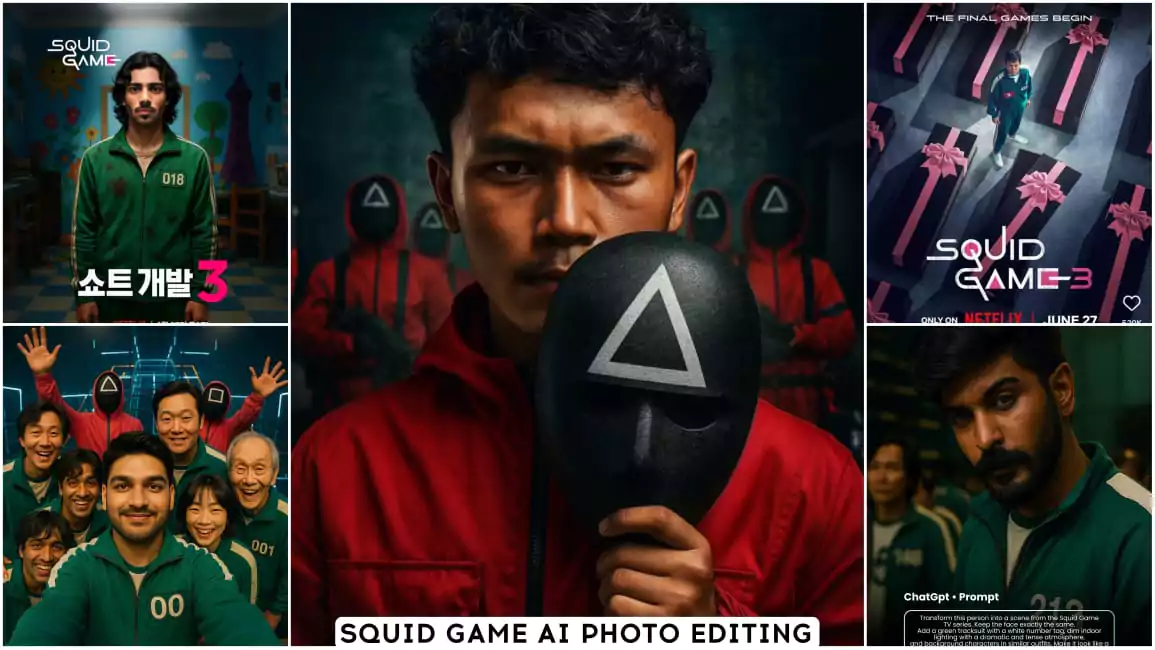New Chatgpt Squid Game Ai Photo Editing Prompts 2025