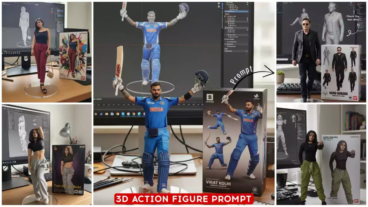 3d Action Figure Ai Photo Editing Prompt