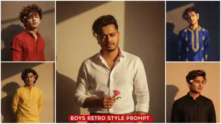 Google Gemini Boys Retro Style Ai Photo Editing Prompts