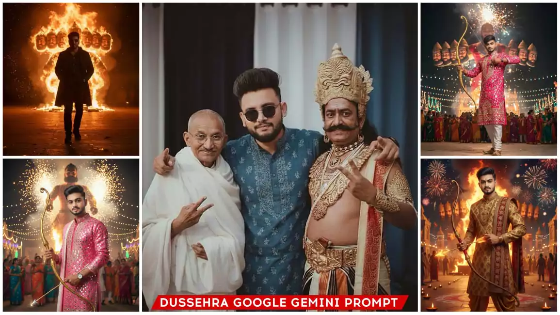 Google Gemini Dussehra Ai Photo Editing Prompt