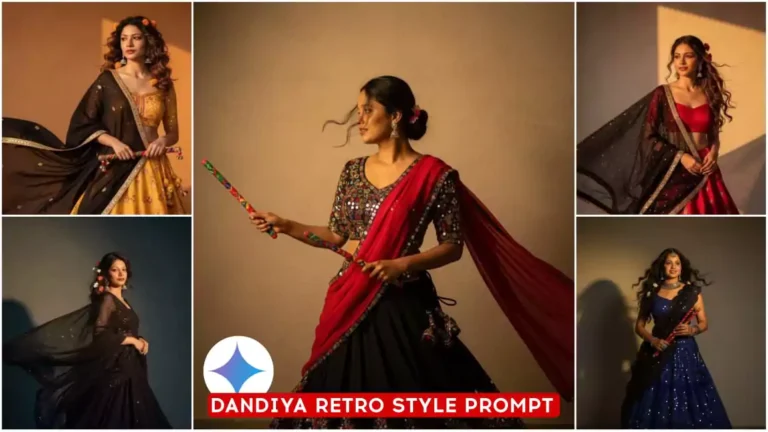 Google Gemini Navratri Dress Retro Style AI Photo Editing