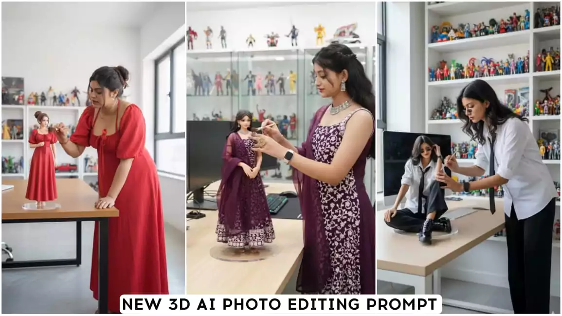 Google Gemini New 3d Ai Photo Editing Prompt