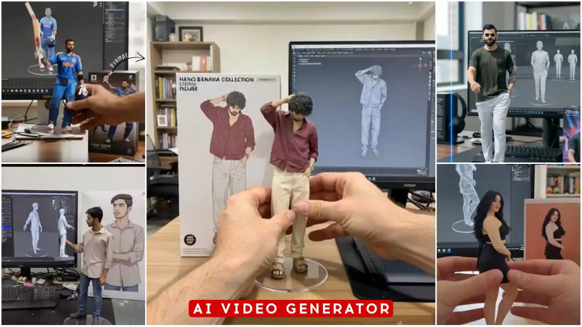 Instagram 3D AI Figure Video Generator