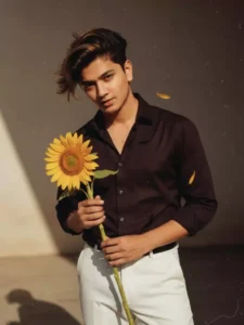 Sunflower Google Gemini Boys Retro AI Photo Editing Prompts