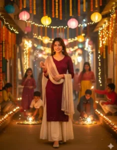 20+ Google Gemini Girls Diwali Ai Photo Editing (2)